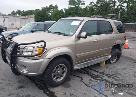 2001 Toyota Sequoia Sr5 from USA, damaged, VIN 5TDBT44A71S005172
